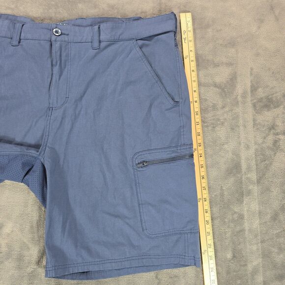 HUK Next Level Cargo Shorts Mens 3XL Blue Fishing Performance 10.5" Outdoor - Picture 10 of 11